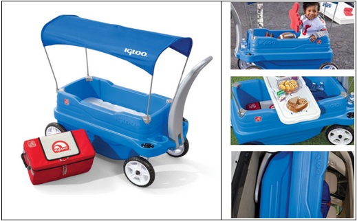 Step2-Igloo-Wagon-With-Cooler Step 2 Wagon With Canopy